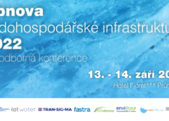 Program konference Obnova vodohospodářské infrastruktury 2022